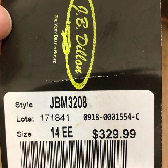 NWT J.B. Dillon Handmade Boots - Picture 6 of 6